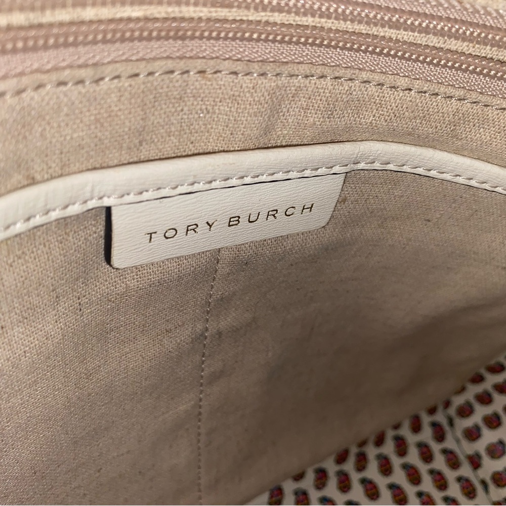 Tory Burch Parker Multicolor Floral Tote Bag - Picture 7 of 8